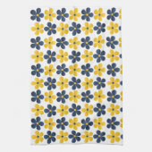 Serviette de cuisine aux fleurs (Vertical)