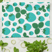 Serviette de cuisine aux fraises (Plié)