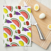 Serviette de cuisine aux fruits mélangés (Quart Plié)