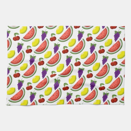 Serviette de cuisine aux fruits mélangés (Horizontal)