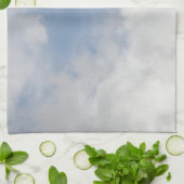 Serviette de cuisine aux nuages fluides (Plié)