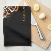 Serviette de cuisine aux oiseaux celtiques (Quart Plié)