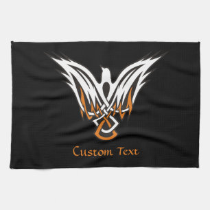 Serviette de cuisine aux oiseaux celtiques