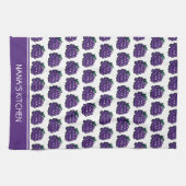 Serviette de cuisine aux raisins (Horizontal)