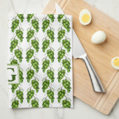 Serviette de cuisine aux raisins (Quart Plié)