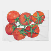 Serviette de cuisine aux tomates rouges (Horizontal)