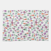 Serviette de cuisine avec betterave & carotte Desi (Horizontal)