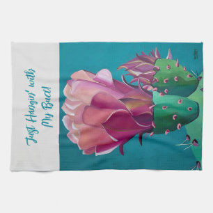 Serviette de cuisine avec Cactus Prickly Pear