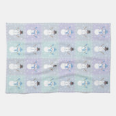 Serviette de cuisine avec couette d'hiver (Horizontal)