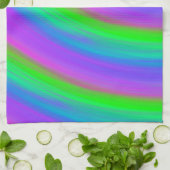 Serviette de cuisine avec design abstrait (Plié)