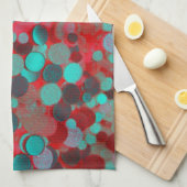 Serviette de cuisine avec design abstrait (Quart Plié)