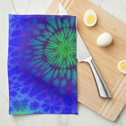 Serviette de cuisine avec design abstrait (Quart Plié)