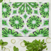 Serviette de cuisine avec design abstrait (Plié)