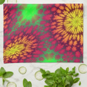 Serviette de cuisine avec design abstrait (Plié)