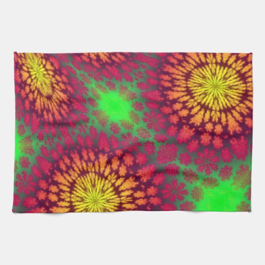 Serviette de cuisine avec design abstrait (Horizontal)