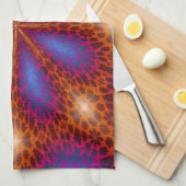 Serviette de cuisine avec design abstrait (Quart Plié)