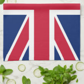 Serviette de cuisine avec Drapeau britannique (Plié)