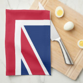 Serviette de cuisine avec Drapeau britannique (Quart Plié)