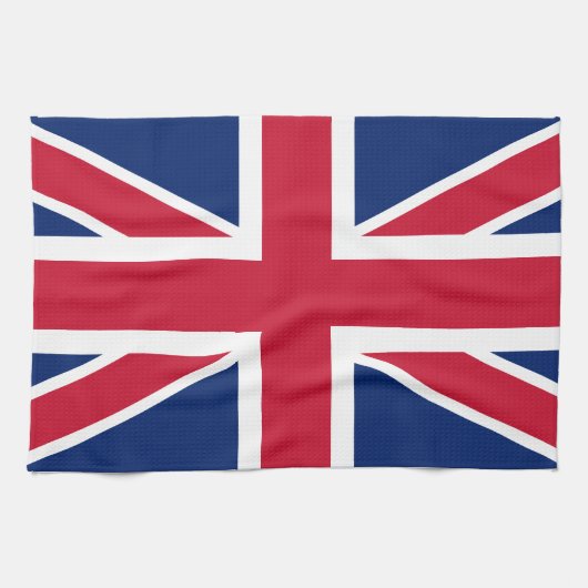 Serviette de cuisine avec Drapeau britannique (Horizontal)