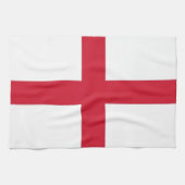Serviette de cuisine avec Drapeau d'Angleterre (Horizontal)
