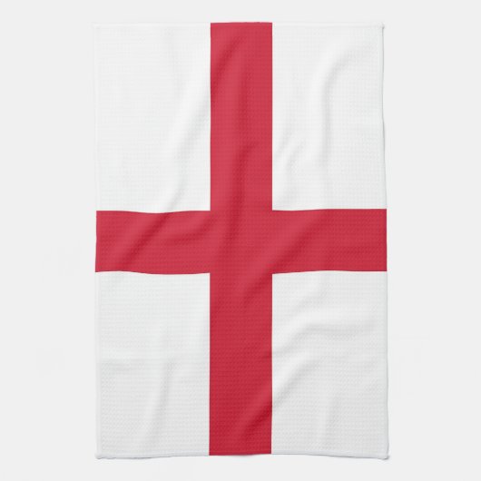 Serviette de cuisine avec Drapeau d'Angleterre (Vertical)