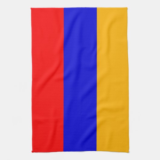 Serviette de cuisine avec Drapeau d'Arménie (Vertical)