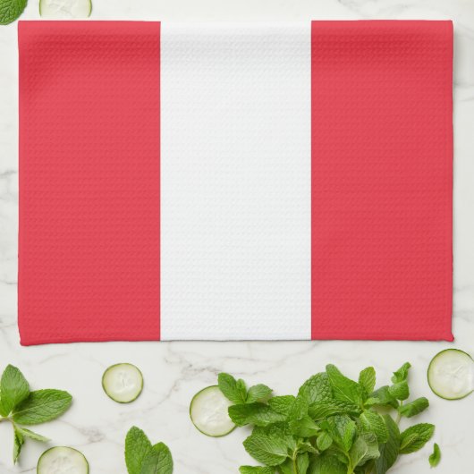 Serviette de cuisine avec Drapeau d'Autriche (Plié)
