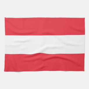 Serviette de cuisine avec Drapeau d'Autriche