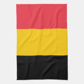 Serviette de cuisine avec Drapeau de Belgique (Vertical)