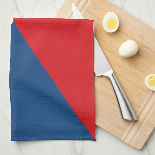 Serviette de cuisine avec Drapeau de Cezchia (Quart Plié)
