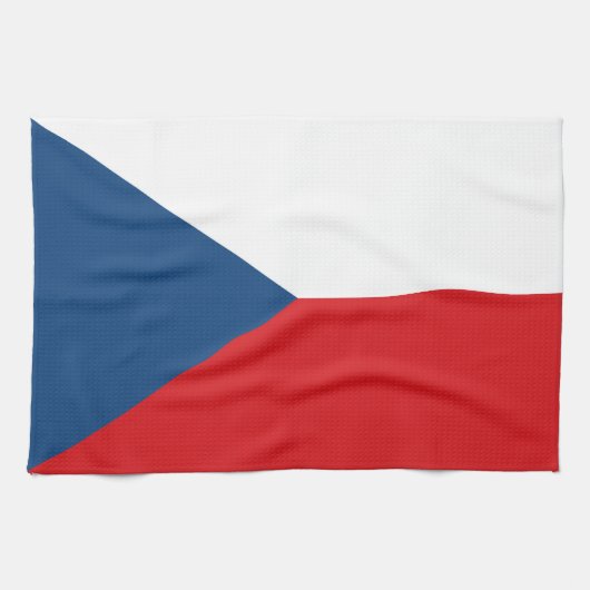 Serviette de cuisine avec Drapeau de Cezchia (Horizontal)