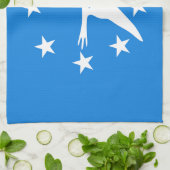 Serviette de cuisine avec Drapeau de Corpus Christ (Plié)