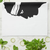 Serviette de cuisine avec Drapeau de Corse (Plié)