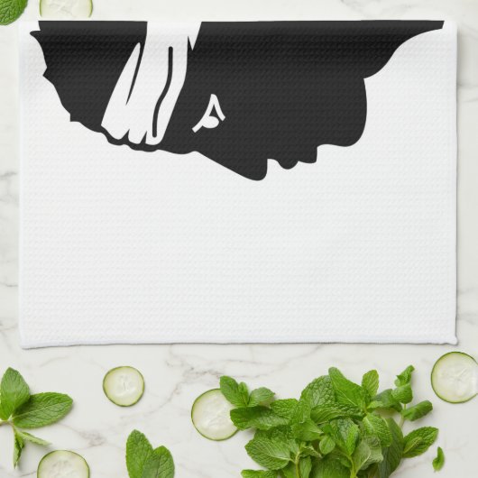 Serviette de cuisine avec Drapeau de Corse (Plié)