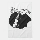 Serviette de cuisine avec Drapeau de Corse (Vertical)
