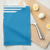 Serviette de cuisine avec drapeau de Kansas City, (Quart Plié)