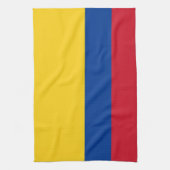 Serviette de cuisine avec Drapeau de la Colombie (Vertical)