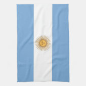 Serviette de cuisine avec Drapeau de l'Argentine (Vertical)