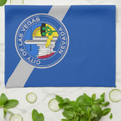Serviette de cuisine avec Drapeau de Las Vegas Cit (Plié)