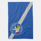 Serviette de cuisine avec Drapeau de Las Vegas Cit (Vertical)