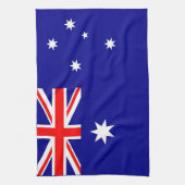 Serviette de cuisine avec Drapeau de l'Australie (Vertical)