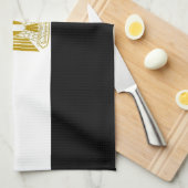 Serviette de cuisine avec Drapeau de l'Egypte (Quart Plié)