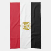 Serviette de cuisine avec Drapeau de l'Egypte (Vertical)
