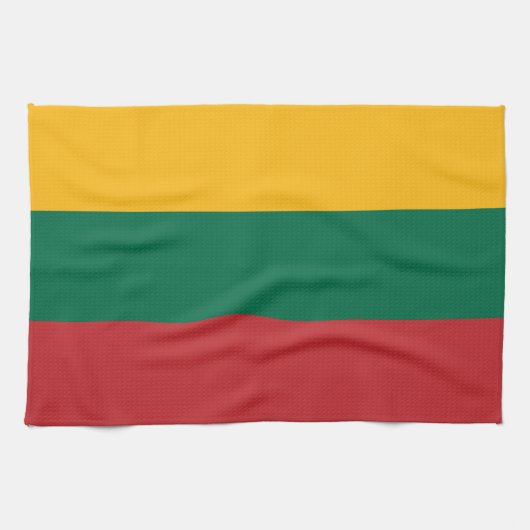 Serviette de cuisine avec Drapeau de Lituanie (Horizontal)