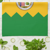 Serviette de cuisine avec Drapeau de Los Angeles,  (Plié)