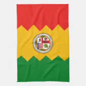 Serviette de cuisine avec Drapeau de Los Angeles,  (Vertical)