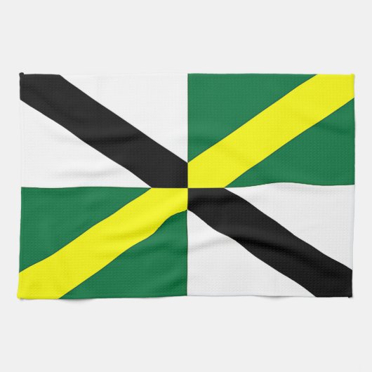 Serviette de cuisine avec Drapeau de Monterey City (Horizontal)