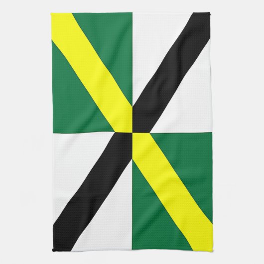 Serviette de cuisine avec Drapeau de Monterey City (Vertical)