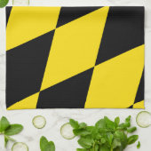 Serviette de cuisine avec Drapeau de Munich (Plié)