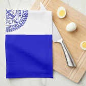 Serviette de cuisine avec Drapeau de New York, Éta (Quart Plié)